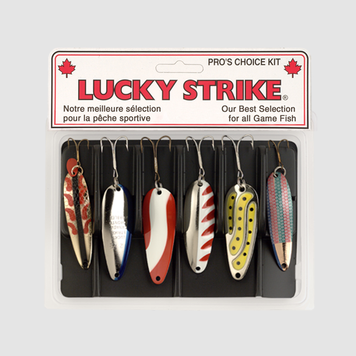Lure Kit - #2 Trout Kit (6 Pack) Assorted Lures - Lucky Strike Bait Works  Ltd. Lucky Strike Bait Works Ltd.