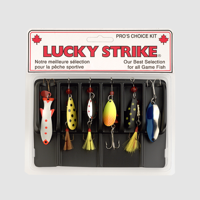 Lure Kit - #3 Bass 'n Walleye (6 Pack) - Lucky Strike Bait Works