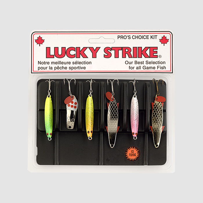 Lure Kit - #1 Trout- Fluorescent Devil Baits (6 Pack) - Lucky Strike Bait  Works Ltd. Lucky Strike Bait Works Ltd.