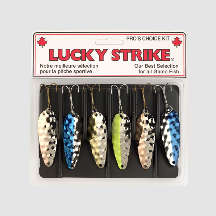 Lure Kit - Hammered Toronto Wobblers (6 Pack) - Lucky Strike Bait Works  Ltd. Lucky Strike Bait Works Ltd.