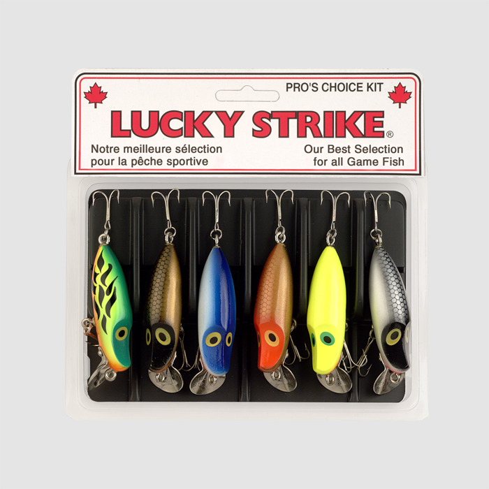 Lure Kit - Rattlin' Wigglers (6 Pack) - Lucky Strike Bait Works