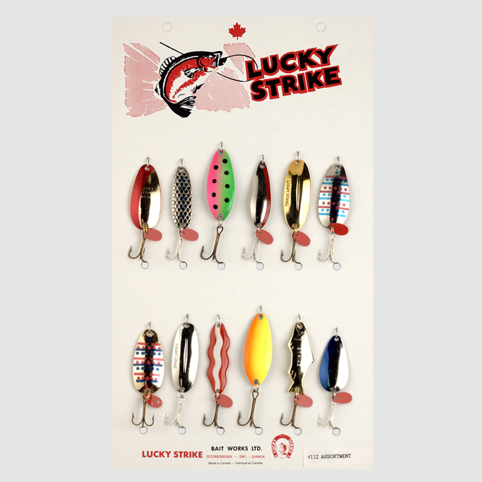 Assorted Lure Card #112 - Lucky Strike Bait Works Ltd. Lucky Strike Bait  Works Ltd.