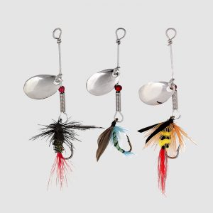 Durham Ranger Flicker Spinners Pack of 5 Size 1 Silver 