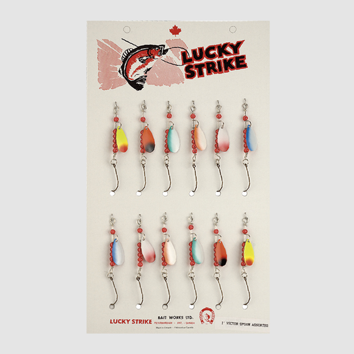 Lucky Strike Bait Works Victor Spoon Spinner Lures for Bass, Walleye,  Trout, Designed in Canada (Size 1.5, Orange Black, Pack of 2 Spinner Lures),  Spinners & Spinnerbaits -  Canada