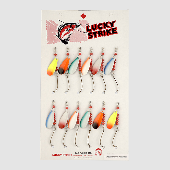 Victor Spoon Display Card 1.5 Assortment - Lucky Strike Bait