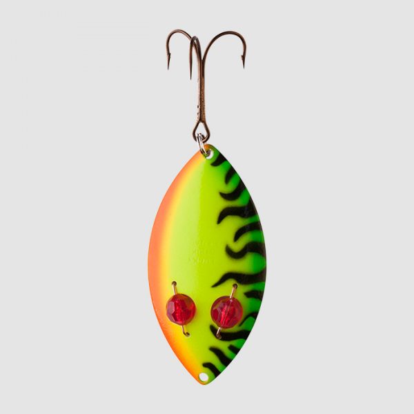 Lake Trout Lure Lucky Strike Fishing Lure - Glow Gold Size 4.5 For Lake Trout, Panfish & Pike | Designed In Canada Half Wave Spoon